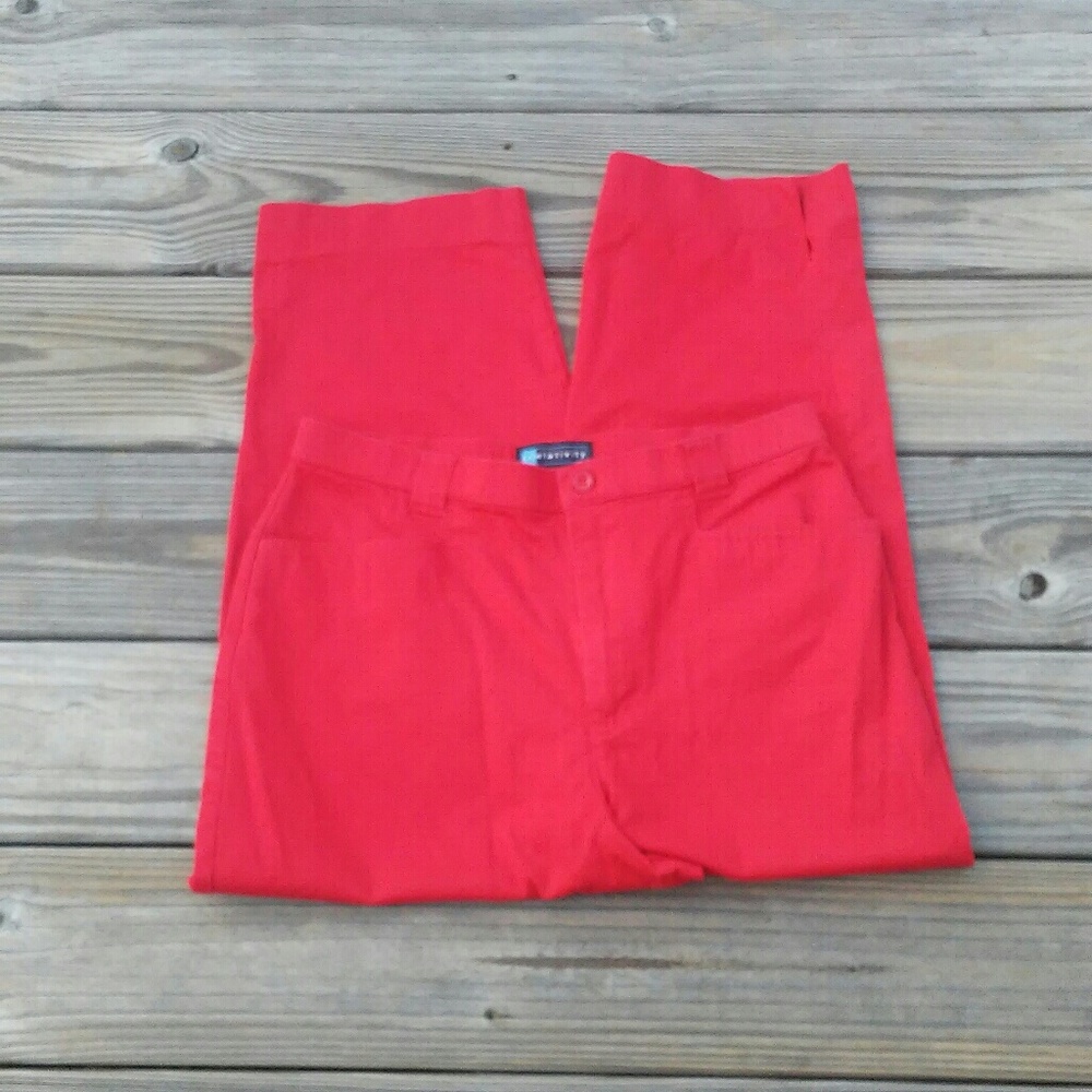 Relativity red crop capris - Picture 7 of 7